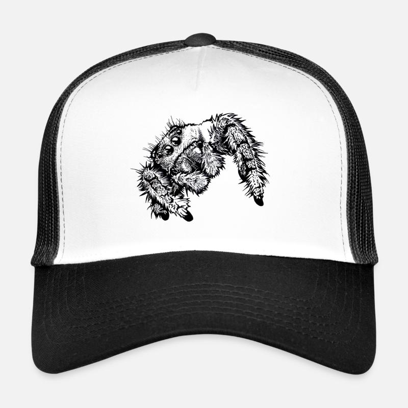 Springspinne - Trucker Cap - Weiß/Schwarz