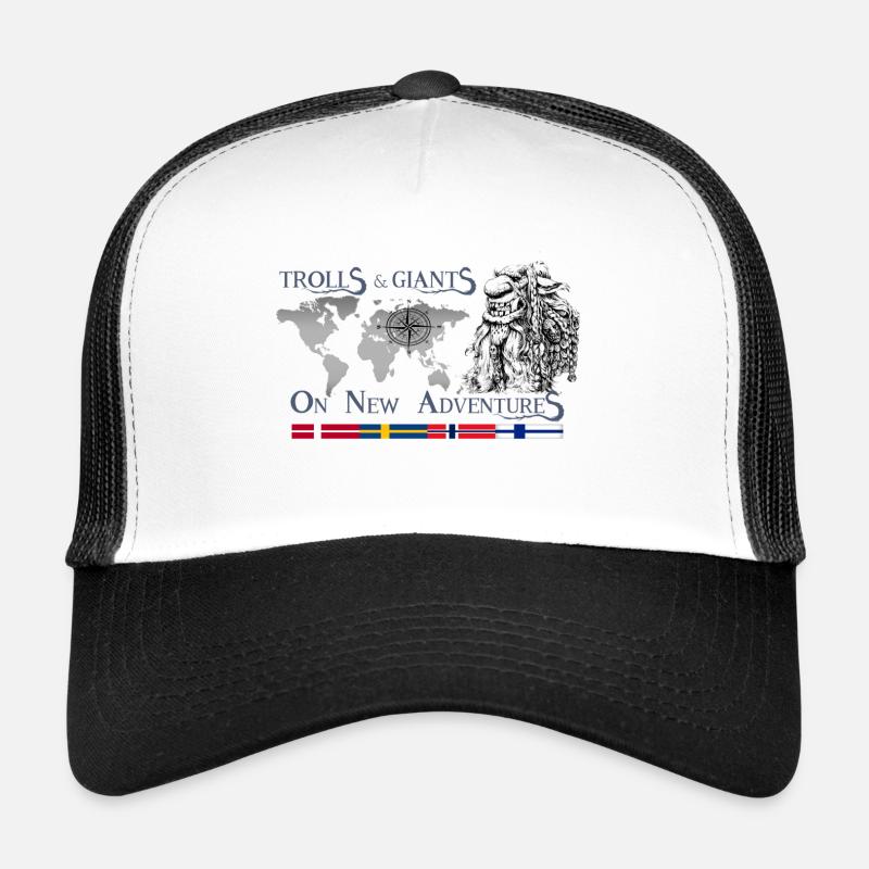 Trolle 2 GRA FRONT Trucker Cap