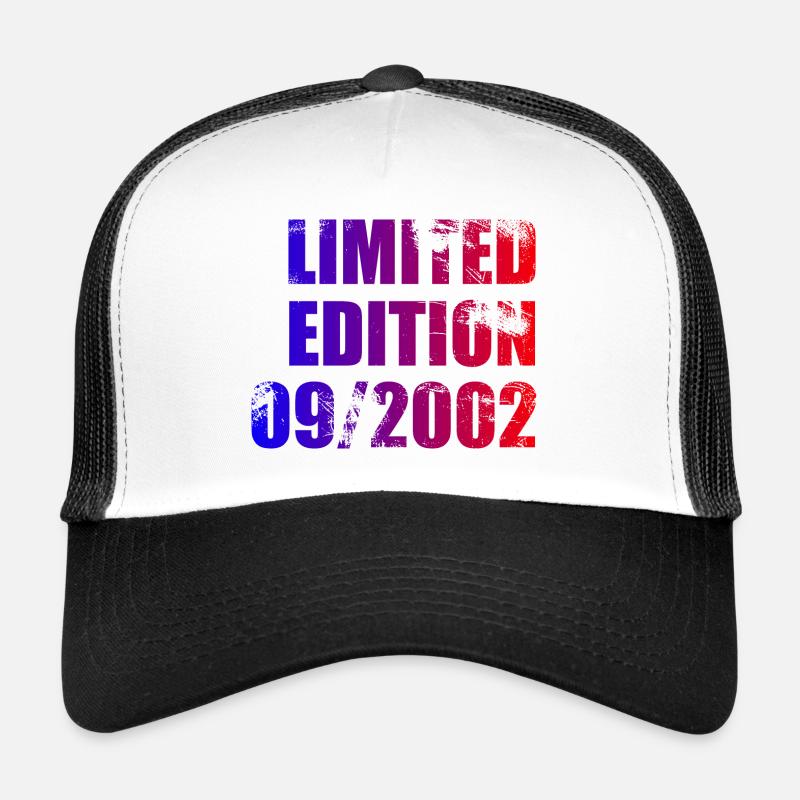 22e anniversaire Edition limitée 09/2002 Casquette trucker 