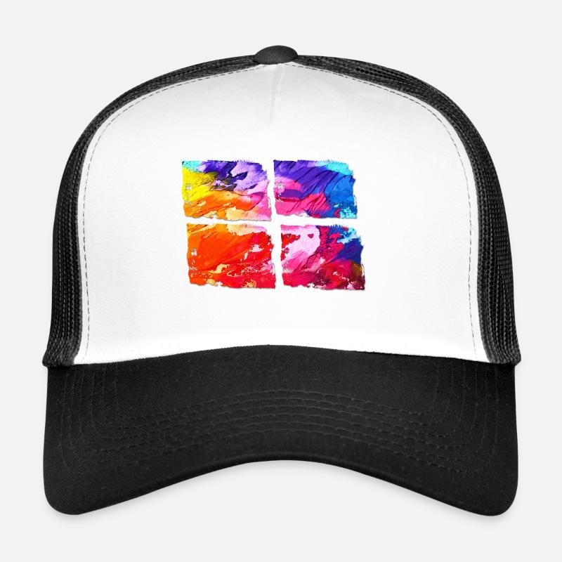 COLORFUL! CREATIVE! TO DYE! ART! Trucker Cap