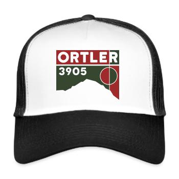 Ortler Wanderung Besteigung Skitour Sulden Wandern - Trucker Cap - Weiß/Schwarz - Vorne