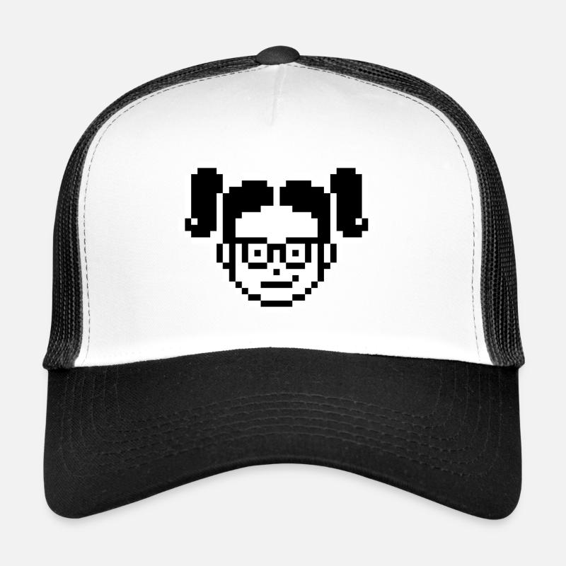 G17 Geek Mädchen - Trucker Cap - Weiß/Schwarz