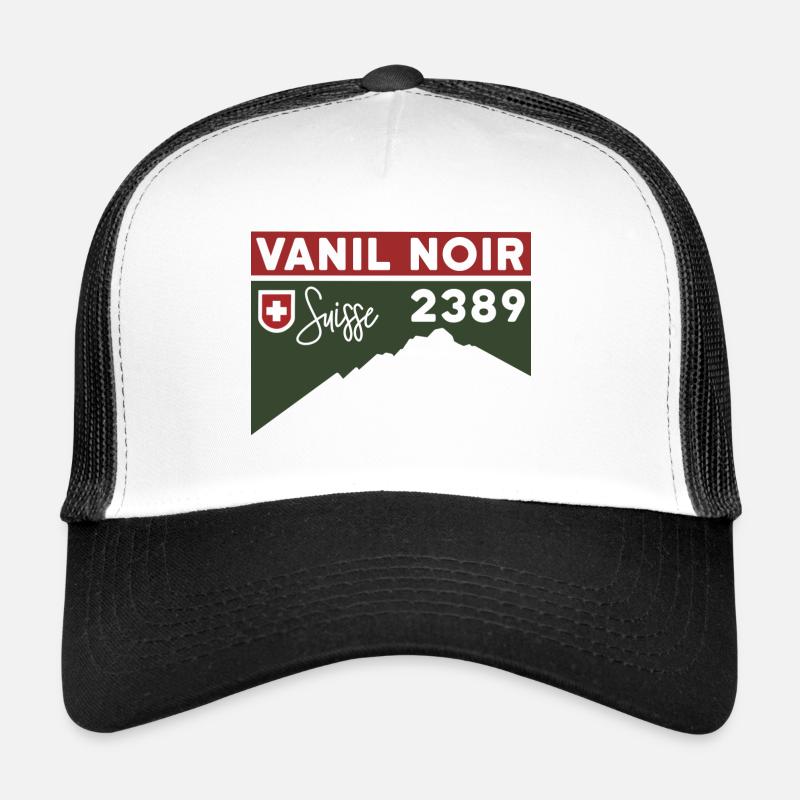 Tour Vanil Noir Escalade Randonnée Camping Casquette trucker 