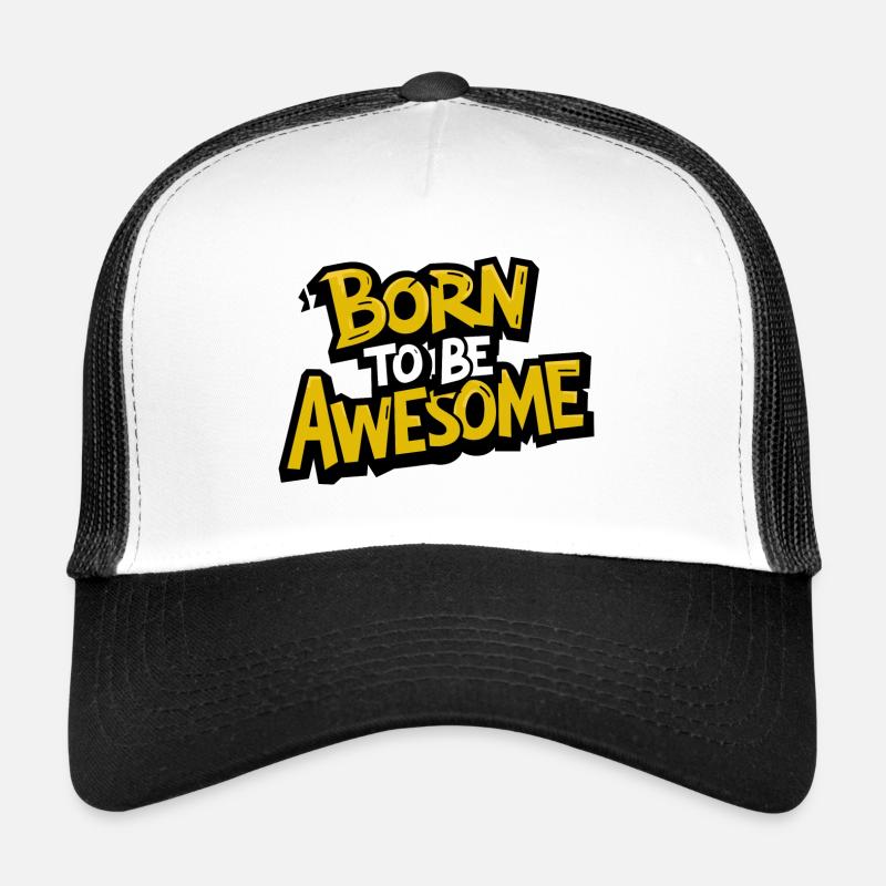 Né pour être génial Casquette trucker 