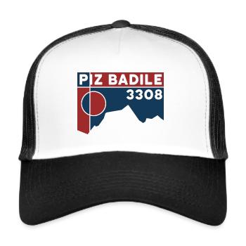 Guide de montagne Piz Badile Normal Path North Face Climbing - Casquette trucker  - blanc/noir - Devant