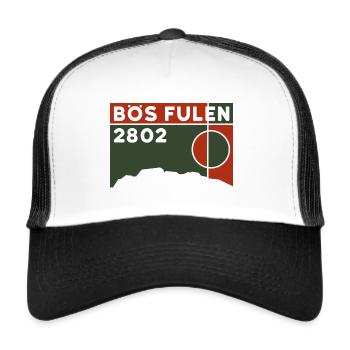 Bös Fulen Ski Touring Hike Northeast Ridge Souvenir - Trucker Cap - white/black - Front