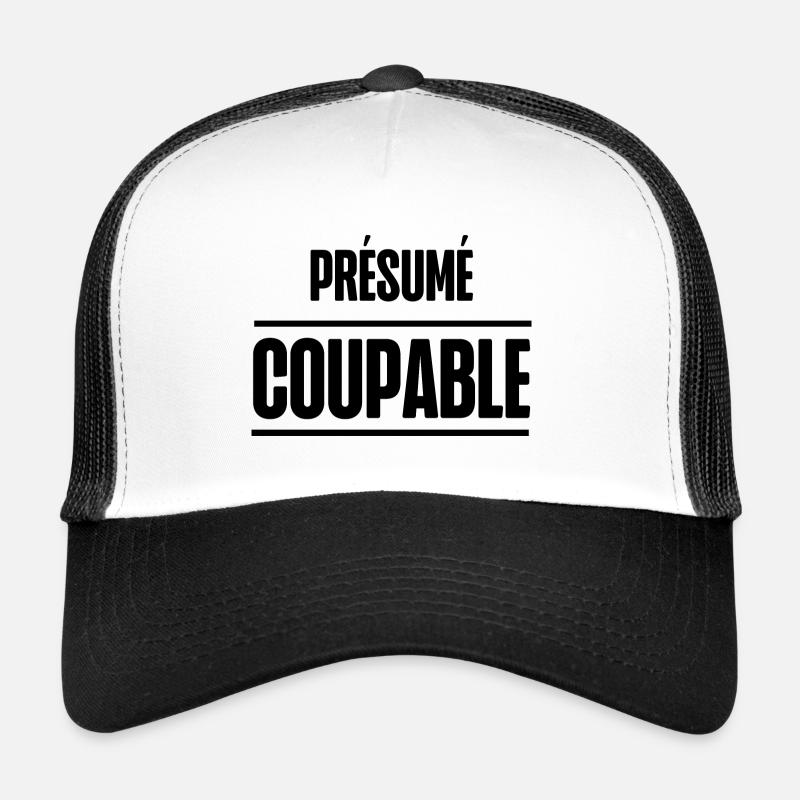 présumé coupable Casquette trucker 