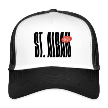 St. Alban Quartier Basel City - Trucker Cap - white/black - Front