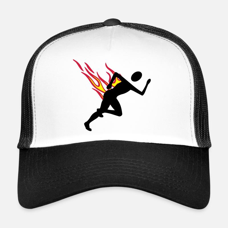 Jogger avec flammes Casquette trucker 