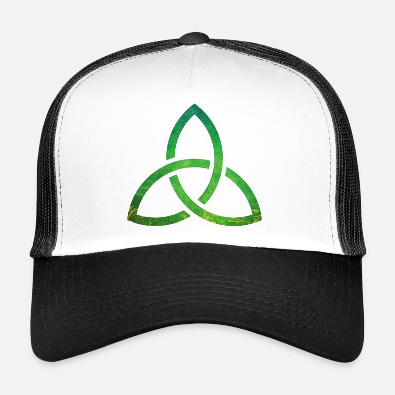 Celtic Knot - Trucker Cap - Weiß/Schwarz