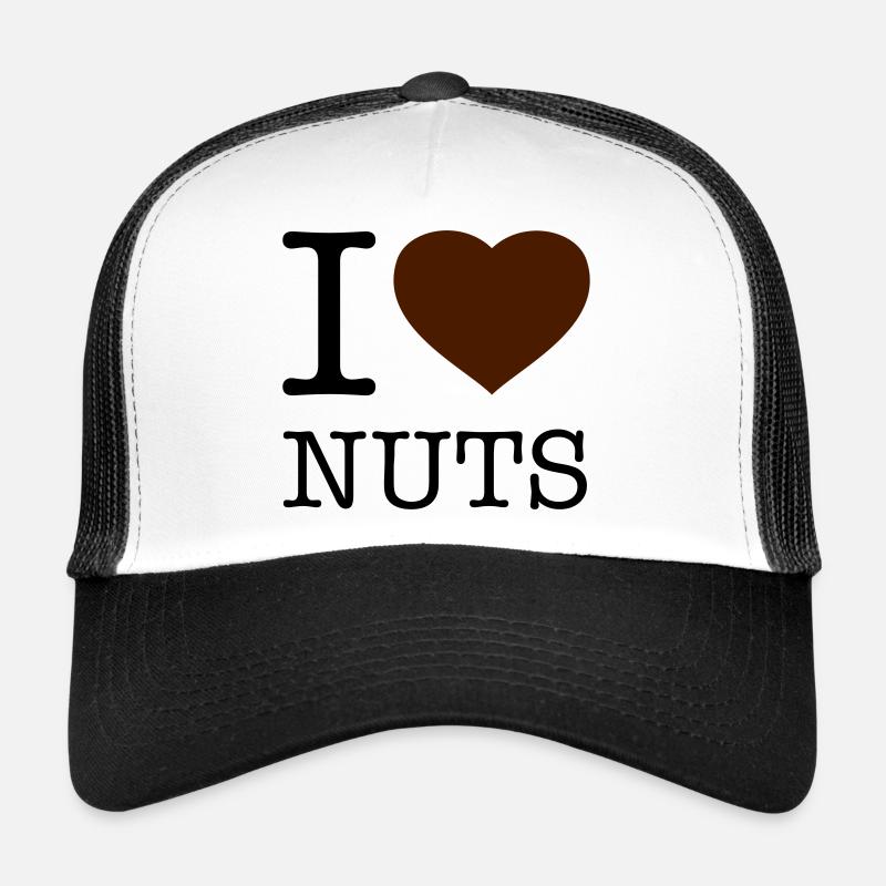 J’AIME LES NOIX Nüsse Casquette trucker 