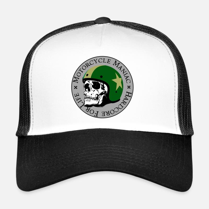 Motorcycle Maniac Trucker Cap