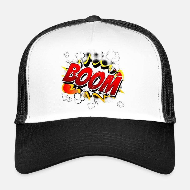 Boom Comic Graphic Trucker Cap