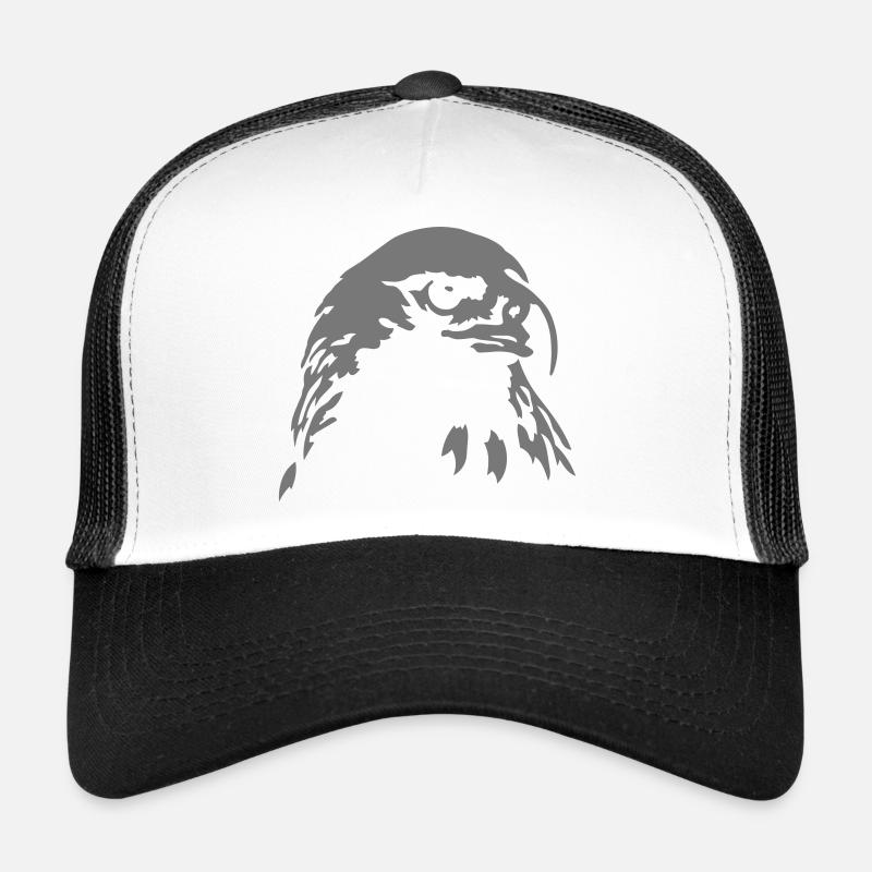 aigle - Casquette trucker  - blanc/noir