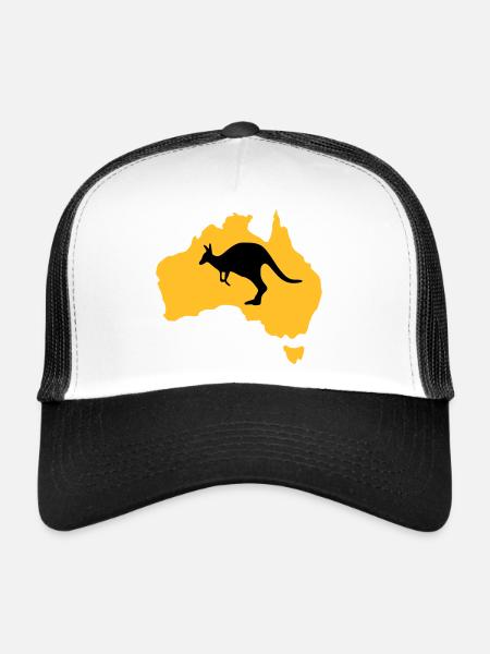 australia - Trucker Cap - white/black