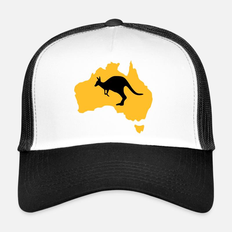australia - Trucker Cap - white/black