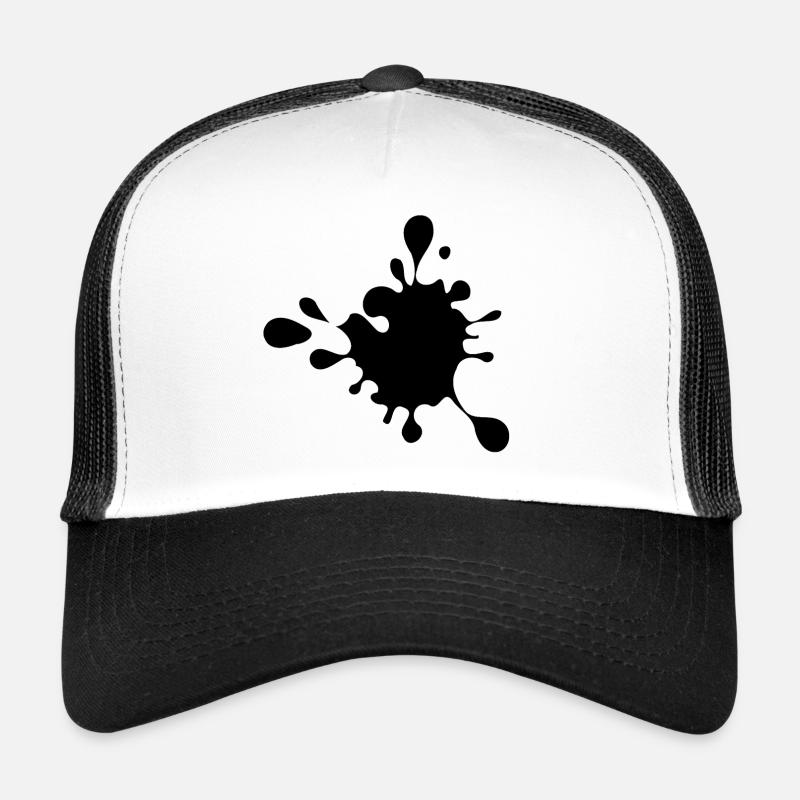 Splash, Paint Splash, Splash, Blob # Trucker Cap
