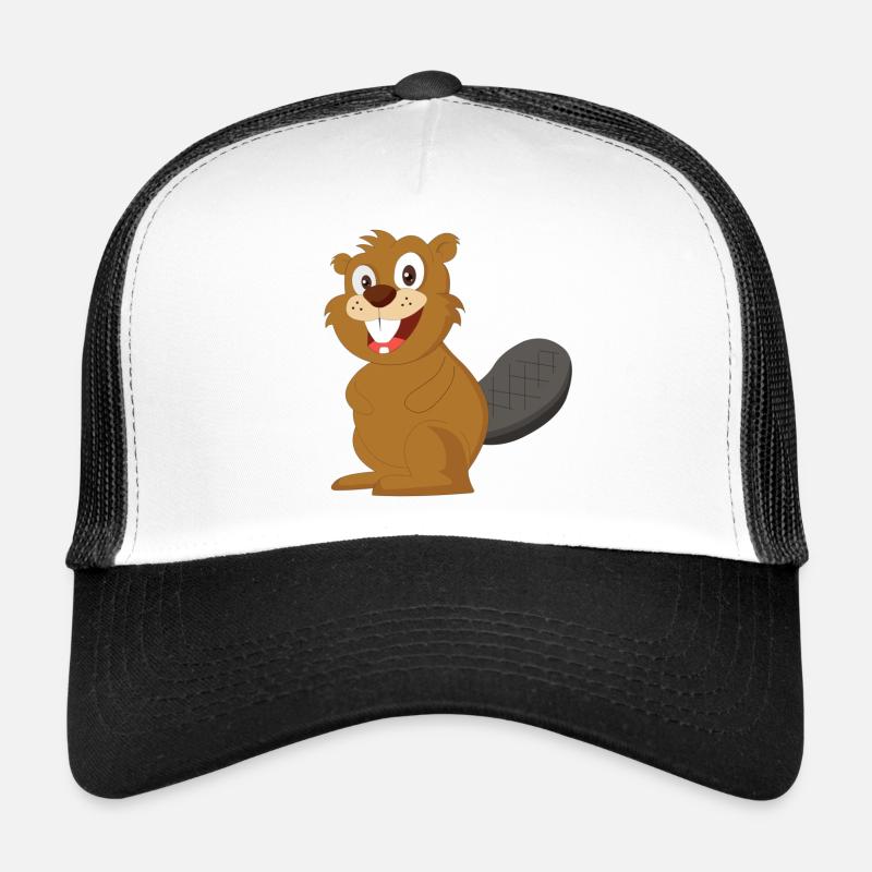 Biber - Trucker Cap - Weiß/Schwarz