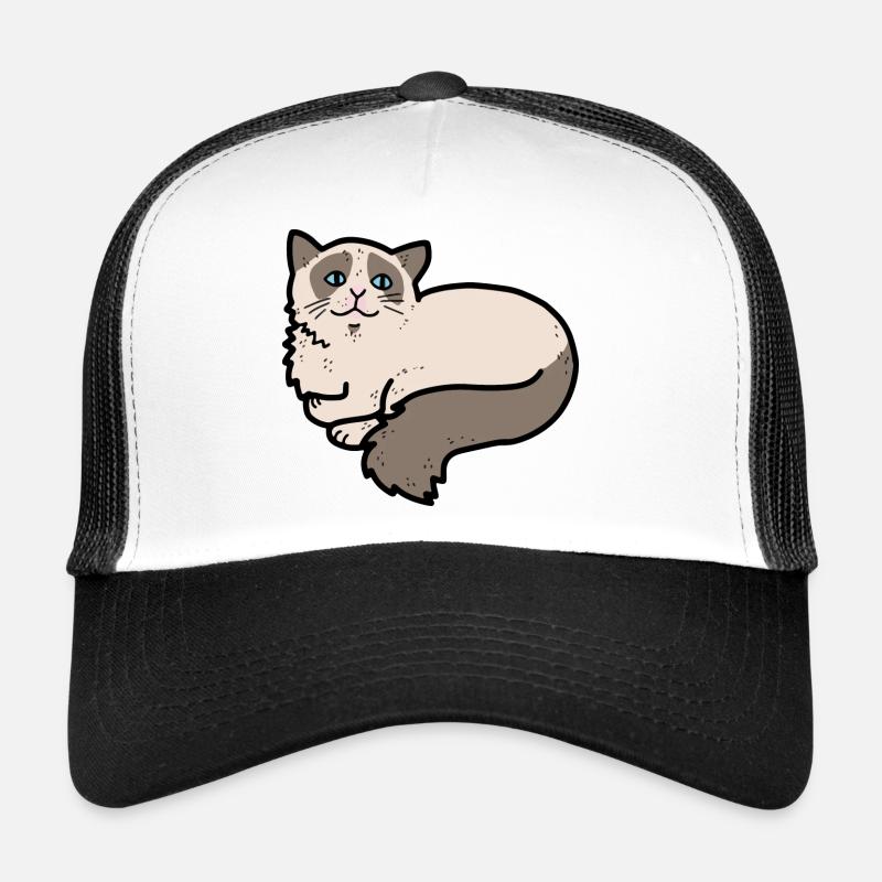 Ragdoll Katze Trucker Cap