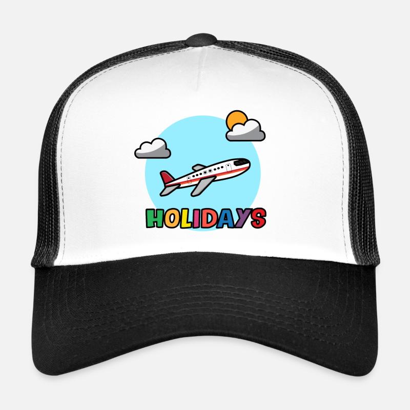 Ferien - Trucker Cap - Weiß/Schwarz