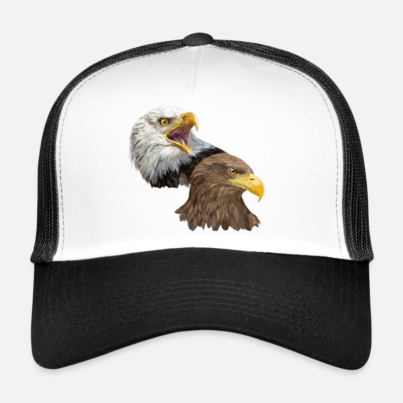 Pigargos - Trucker Cap - Weiß/Schwarz