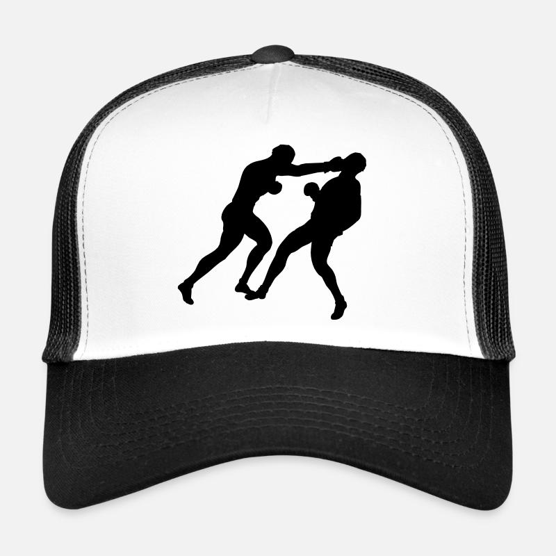 Boxen Boxen - Trucker Cap - Weiß/Schwarz