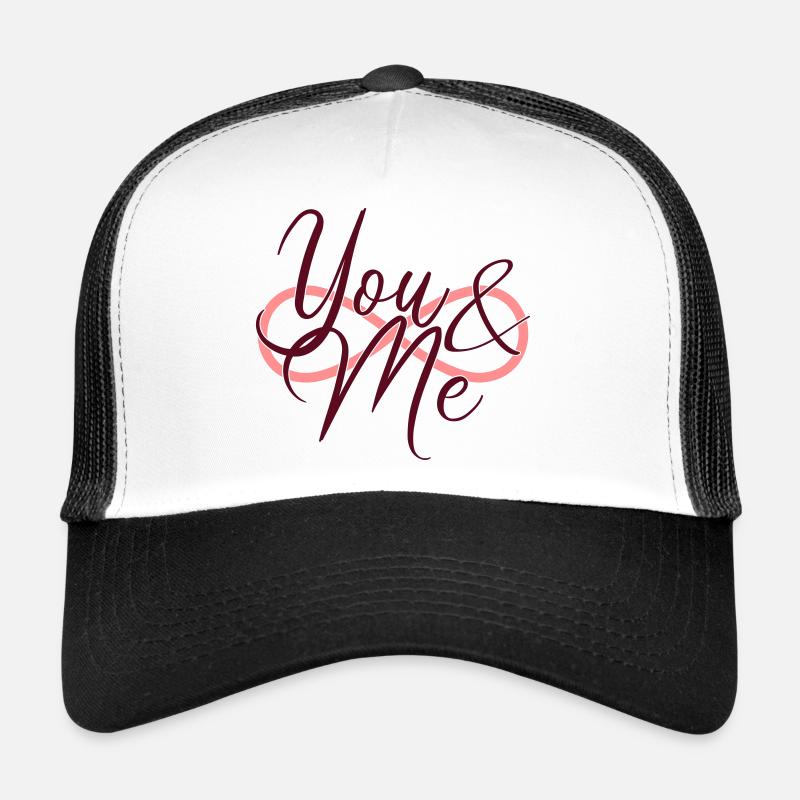 Toi et moi symbole de l'infini Casquette trucker 