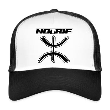 Rif Number One - Casquette trucker  - blanc/noir - Devant