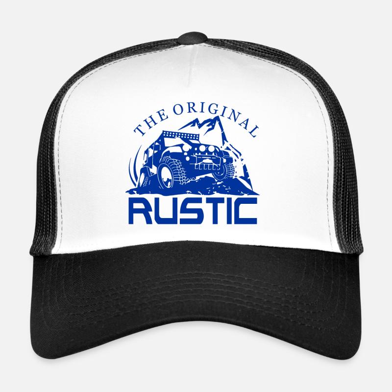 DAS ORIGINAL RUSTIKAL - Trucker Cap - Weiß/Schwarz