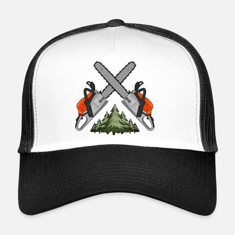 Tronçonneuse Cross Forest Casquette trucker 
