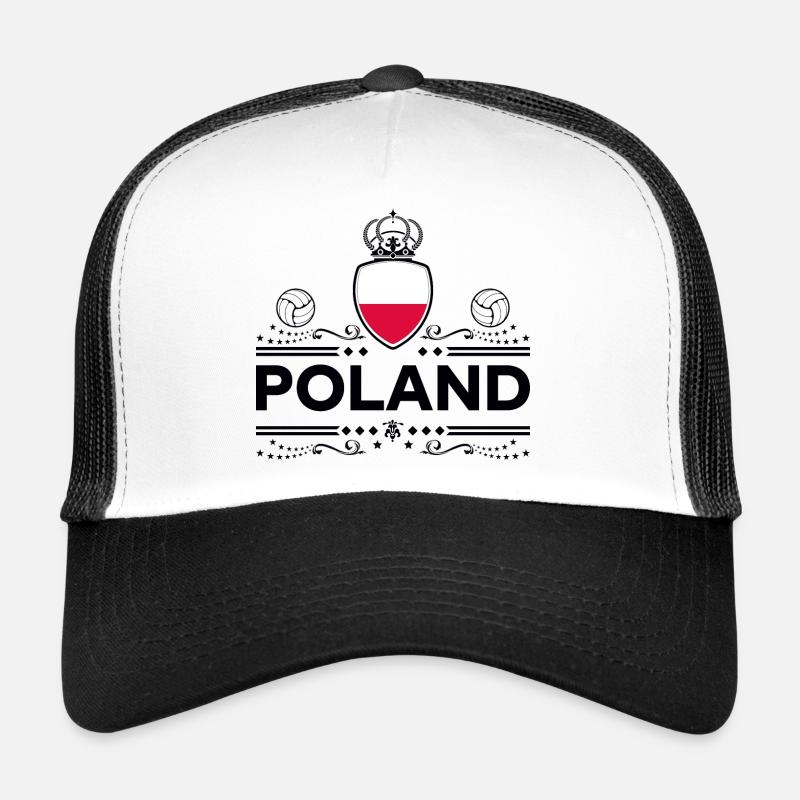 POLAND - Trucker Cap - white/black