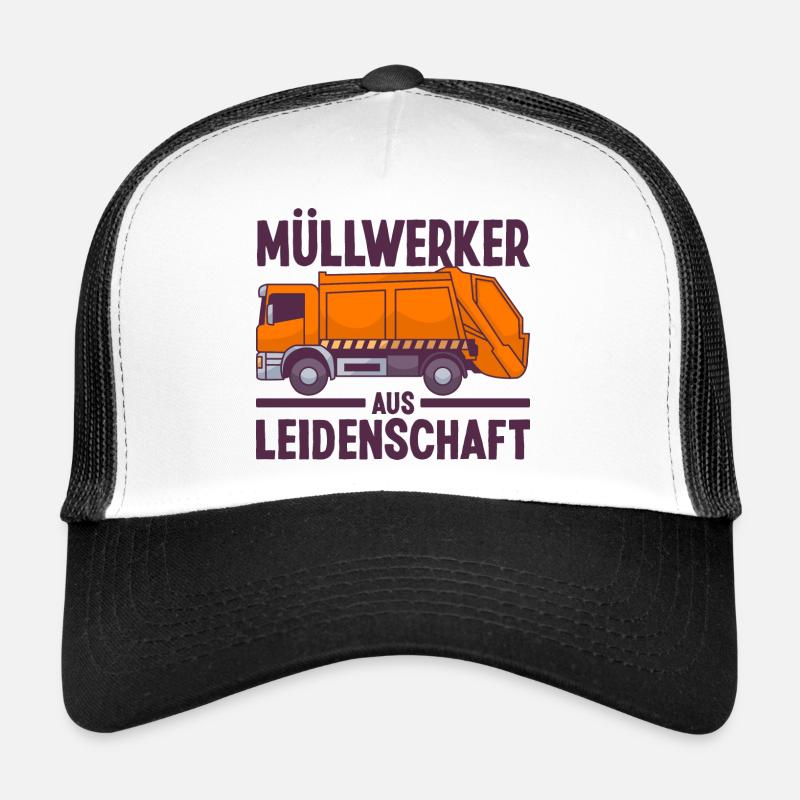 Müllmann Müllabfuhr Müllwerker Lustige Sprüche Trucker Cap