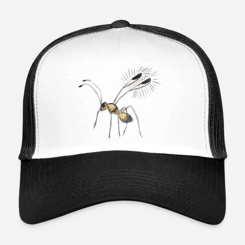 Dessin de minuscule mouche Casquette trucker 