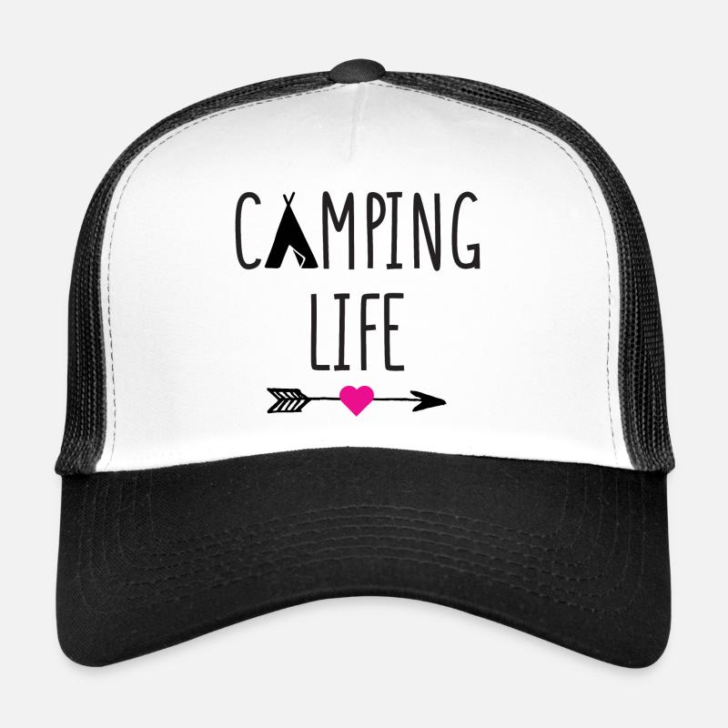 La vie en camping Casquette trucker 