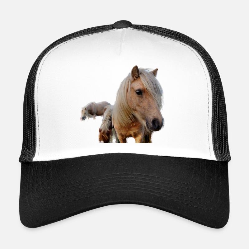 Pferde auf der Weide Trucker Cap