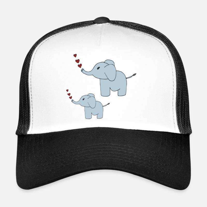 Éléphants père et fils Casquette trucker 