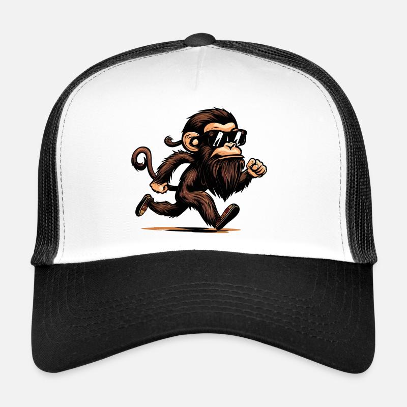 Running Monkey Trucker Cap