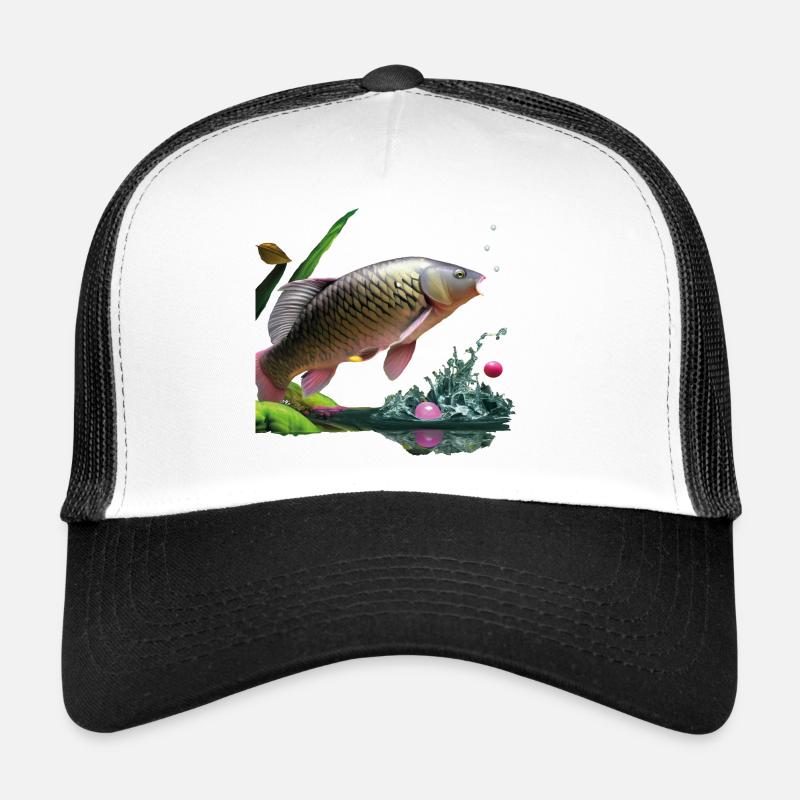 Carp Master - Trucker Cap - white/black