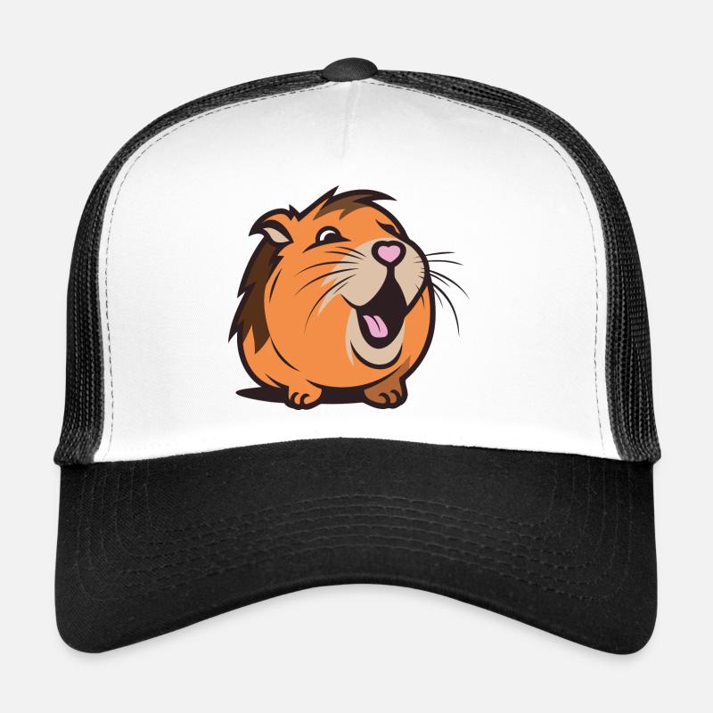 Cheerful Capybara / Guinea pig / Hamster – Heart Trucker Cap