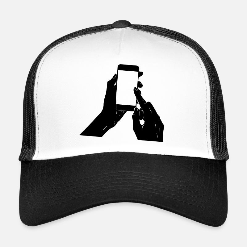 Smartphone dans vos mains Casquette trucker 