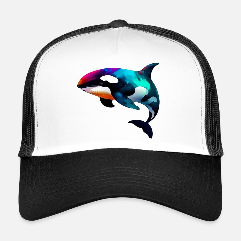 Schwertwal - Trucker Cap - Weiß/Schwarz