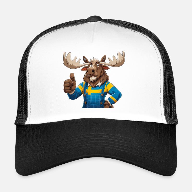 Swedish moose Trucker Cap