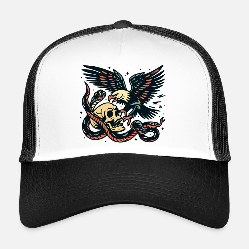 Adler mit Schlange Trucker Cap