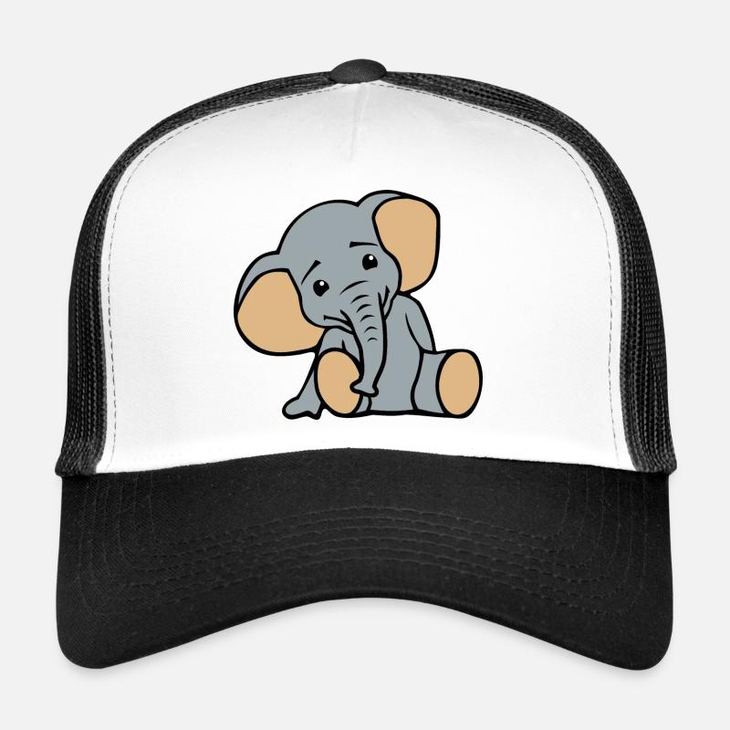 Petit éléphant mignon Casquette trucker 