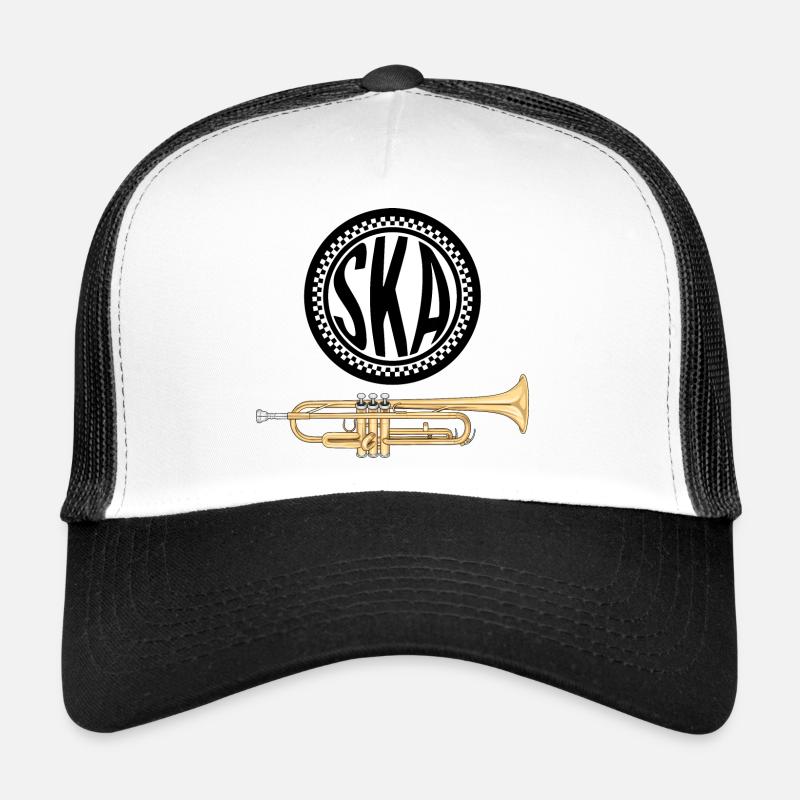 Ska / Trompette //Illustration Casquette trucker 