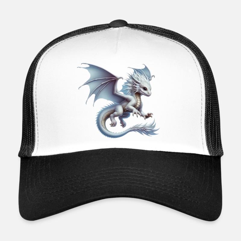 Dragon - Casquette trucker  - blanc/noir