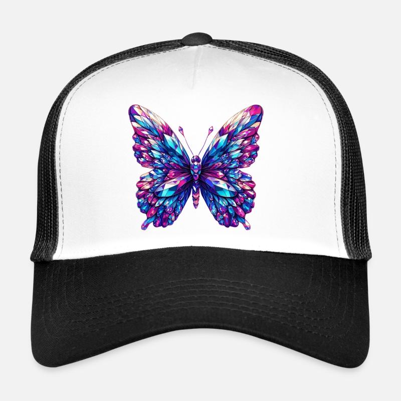 Crystal Butterfly Trucker Cap