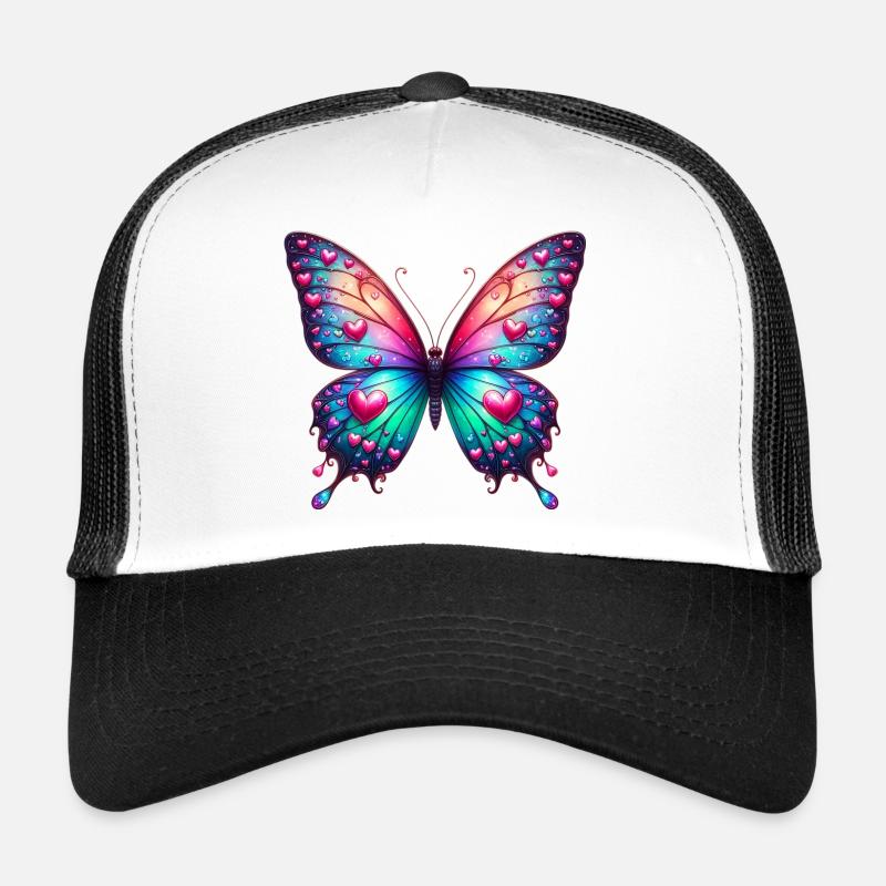Coeur papillon Coeurs Coeurs Coeurs Coeurs Casquette trucker 