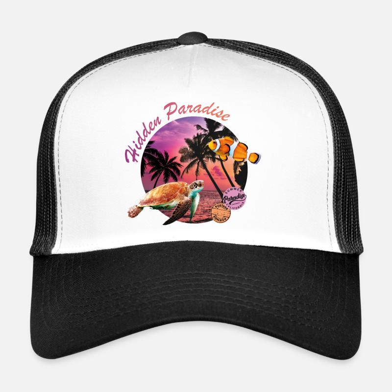 Hidden Paradise Trucker Cap