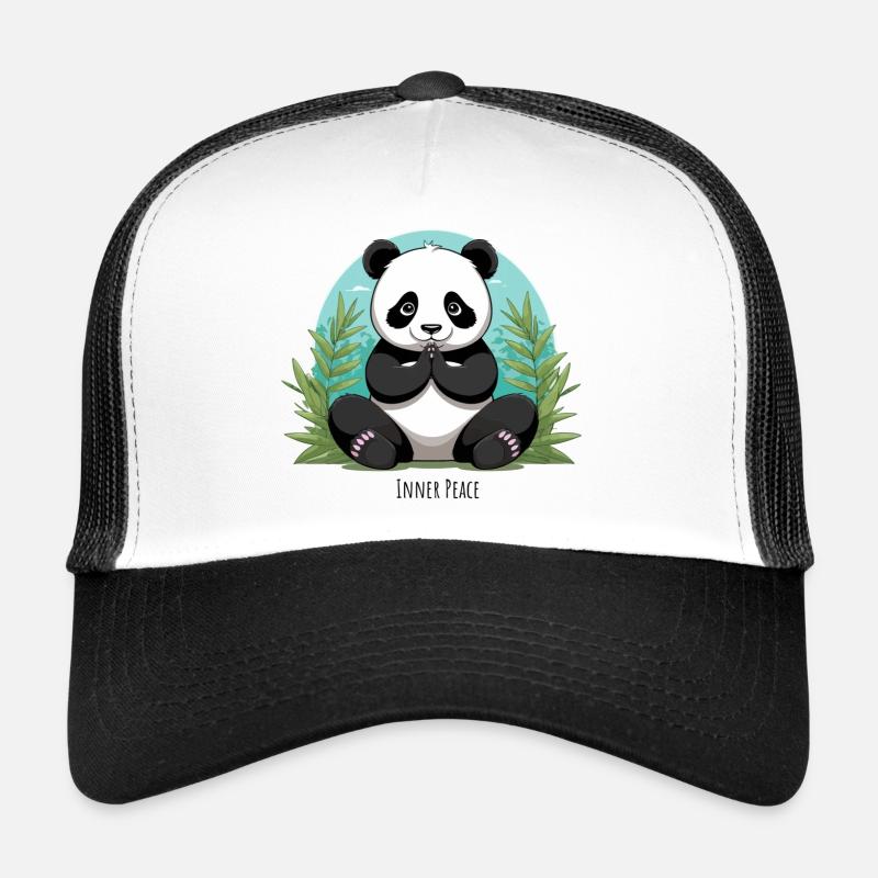 Inner Peace – Meditierender Panda Trucker Cap